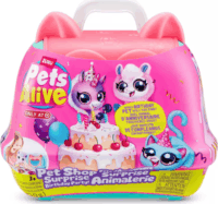 Zuru Pets Alive Pet Shop Szülinapi Meglepetés Kisállat Plüssfigura 15cm