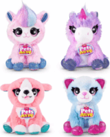 Zuru Pets Alive Pet Shop Szülinapi Meglepetés Kisállat Plüssfigura 15cm