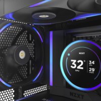 NZXT Performance Fan F140X 140mm PWM RGB Rendszerhűtő Ventilátor - Fekete