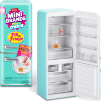 Zuru 77673 Mini Brands Feltöltős Hűtő Játék Élelmiszerfigurákkal