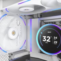 NZXT Performance Fan F140X 140mm PWM RGB Rendszerhűtő Ventilátor - Fehér