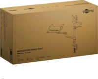 Goobay 74417 17"-32" Laptop/ Monitor asztali tartó kar - Fekete (2kijelző)