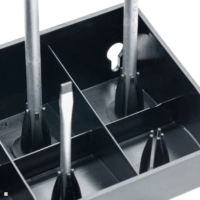 Hazet 811SH-1/7 Csavarhúzó készlet fali tartóval (7db/csomag)