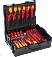 Hazet Dupla szigetelésű szerszámkészlet villanyszerelőknek kofferben (39db/csomag)