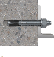 Fischer 568862 AZ II Plus 10/20 R csavarhorgony vödörben Ø10x105 (135db/csomag)