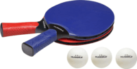 Hudora 76308 Asztalitenisz PingPong Ütő Készlet - Fekete / Piros