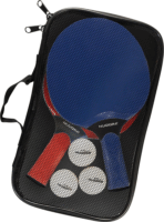 Hudora 76308 Asztalitenisz PingPong Ütő Készlet - Fekete / Piros