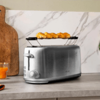 Cecotec 1600 Retro 4 szeletes kenyérpirító 1630W - Inox