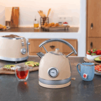 Cecotec Thermosense 420 Vintage Vízforraló 1.7L 2200 Watt - Világos bézs