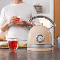 Cecotec Thermosense 420 Vintage Vízforraló 1.7L 2200 Watt - Világos bézs