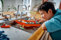 LEGO 60504 City - Parti Őrség Mentőcsónak És Helikopter