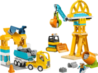LEGO 10476 Duplo Town - 3 az 1-ben Építkezés Munkagépekkel