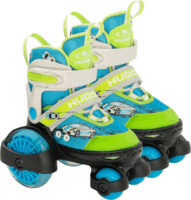 Hudora 22050 Állítható Kétsoros Görkorcsolya 26-29 Méret - Türkiz / Zöld