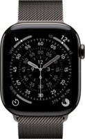 Apple Watch Series 11 46mm Cellular Okosóra S/M Milánói Titán szíjjal - Titán
