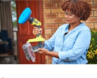 Ryobi ONE+ Akkus Tisztítókefe 18V Ø15 cm (Akku és töltő nélkül) - Fekete/Zöld