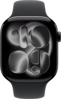 Apple Watch Series 11 46mm Okosóra M/L Fekete Sport szíjjal - Fekete