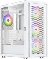 Silentware Air 100 Midi Torony Számítógéphéz + 4db 120mm ventilátor - Fehér