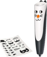 Ravensburger 00150 tiptoi Műanyag toll védőborító matricákkal - Fekete