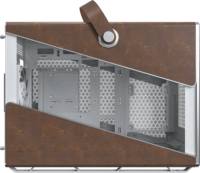 Montech Heritage 30 Pro Mini Torony Számítógépház + 4db 120mm ventilátor - Barna