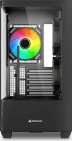 Sharkoon ELITE SHARK CM100 Midi Torony Számítógépház + 4db 120mm ventilátor - Fekete