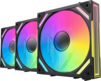 Alpenföhn WingBoost 4 120mm PWM RGB Rendszerhűtő Ventilátor 3db - Fekete