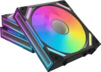 Alpenföhn WingBoost 4 120mm PWM RGB Rendszerhűtő Ventilátor 3db - Fekete