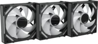 Alpenföhn WingBoost 4 120mm PWM RGB Rendszerhűtő Ventilátor 3db - Fekete