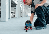 Bosch GLL 3-50 Professional Elemes Keresztlézeres szintező max 50m - Fekete/Kék