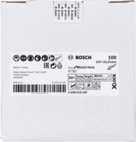 Bosch PRO R780 X-LOCK Fém Csiszolótárcsa Ø125 x 22,23mm K80