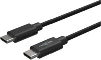 Ansmann USB-C apa - USB-C apa 3.2 Adat és Töltőkábel 2m - Fekete