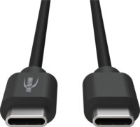 Ansmann USB-C apa - USB-C apa 3.2 Adat és Töltőkábel 2m - Fekete