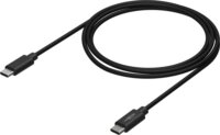 Ansmann USB-C apa - USB-C apa 3.2 Adat és Töltőkábel 2m - Fekete