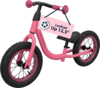 Hudora 10938 Laufrad Up Gyerek Futóbicikli 12,5" - Rózsaszín