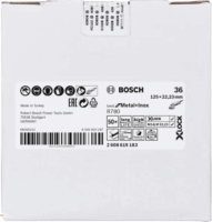 Bosch PRO R780 X-LOCK Fém Csiszolótárcsa Ø125 x 22,23mm K36