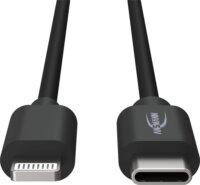 Ansmann USB-C apa - Lightning apa 2.0 Iphone Adat és Töltőkábel 1,2m - Fekete