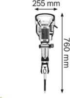 Bosch GSH 16-28 Professional Elektromos Bontókalapács 1750W + Koffer (1300 ütés/perc)