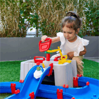 Aquaplay Vonat kikötő nagyméretű vizi pálya 93 x 40 x 128 cm