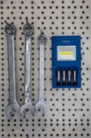 Ansmann WL180B Elemes LED Munkalámpa Bittartóval 200 lumen - Kék