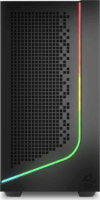 Sharkoon J1000 ARGB Midi Torony Számítógépház - Fekete