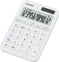 Casio MS-20YC-WE Digitális Asztali Számológép - Fehér