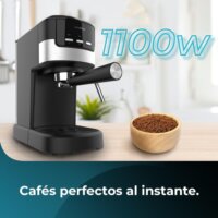 Cecotec Power Espresso 20 Pecan Eszpresszó Kávéfőző 1100 Watt - Fekete