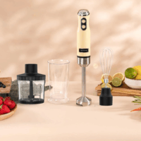 Cecotec Power RetroYellow kézi Botmixer készlet 1200W - Sárga