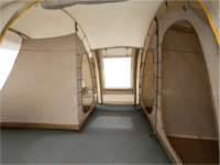 Jack Wolfskin TRAVEL LODGE RT 7 személyes Családi sátor 640 x 300 x 205 cm - Barna