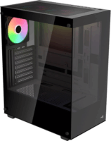 Aerocool Pivot-G-BK-v3 Midi Torony Számítógépház - Fekete