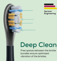 Beurer SC Premium Elektromos fogkefe Pótfej - Fekete (4db)