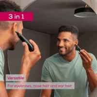 Beurer MN3X Elemes Szemöldök / orr / fülszőrzet vágó - Fekete