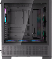 Silentware Air 2000 ARGB Midi Torony Számítógépház + 4db 140mm ARGB + 3db 120mm ARGB ventilátor - Fekete