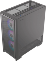 Silentware Air 2000 ARGB Midi Torony Számítógépház + 4db 140mm ARGB + 3db 120mm ARGB ventilátor - Fekete