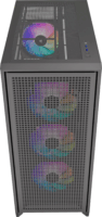 Silentware Air 2000 ARGB Midi Torony Számítógépház + 4db 140mm ARGB + 3db 120mm ARGB ventilátor - Fekete
