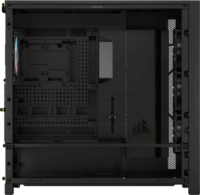Corsair FRAME 5000D RS ARGB Midi Torony Számítógépház + 4db 140mm ARGB ventilátor - Fekete